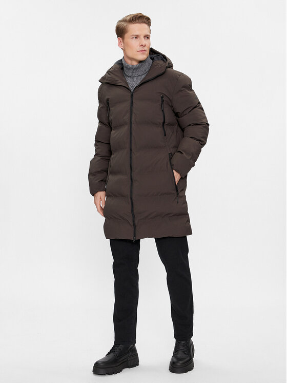 4F 4F Zimska jakna 4FAW23TDJAM246 Khaki Regular Fit
