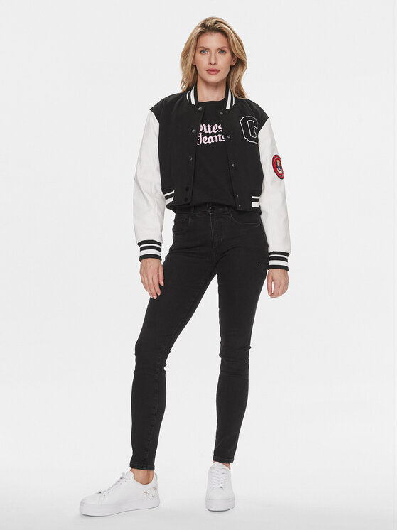 Guess Guess Куртка бомбер W4RL56 KCD20 Чорний Relaxed Fit