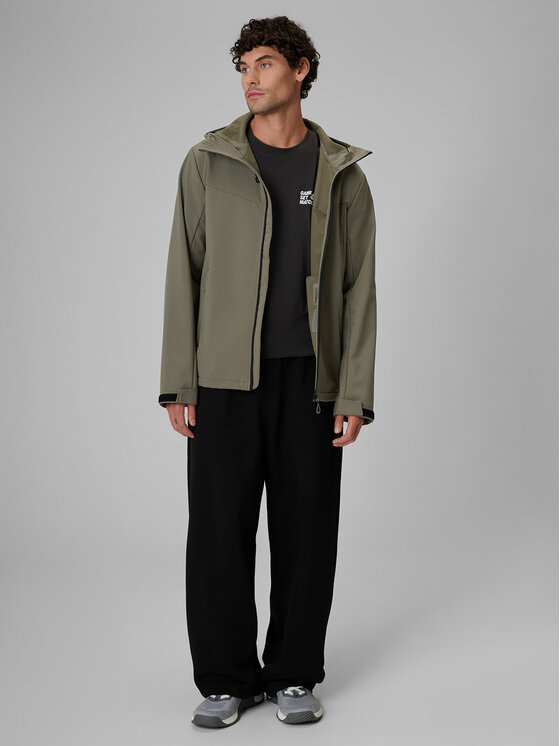 4F 4F Kurtka przejściowa URBAN COMMUTER Khaki Regular Fit