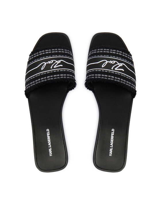 KARL LAGERFELD KARL LAGERFELD Iešļūcenes Skoot III KL80411C Melns