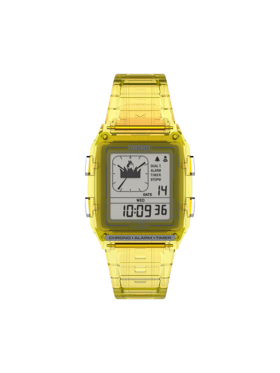 Timex Timex Ceas Q Timex Lca X Fortnite® Chronograph TW2W96600 Galben
