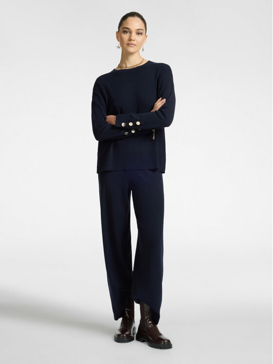 Elena Mirò Elena Mirò Pantaloni di tessuto P618Z000118N034 Blu Regular Fit