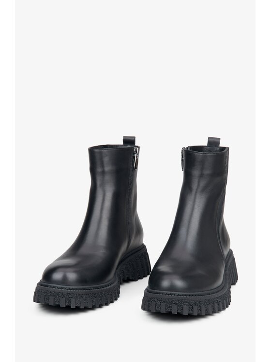 Estro Estro Μποτάκια ER00114926 Μαύρο