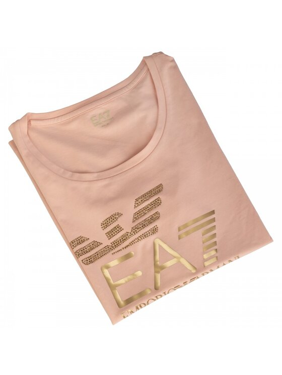 Emporio Armani Emporio Armani T-Shirt 6RTT35 TJFKZ 1418 Różowy Regular Fit
