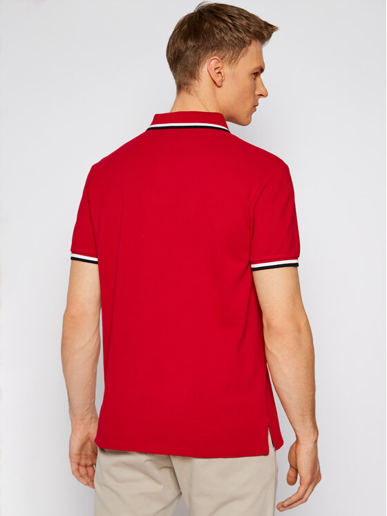 Polo Ralph Lauren Polo Ralph Lauren Polo marškinėliai Classics 710828369002 Raudona Slim Fit