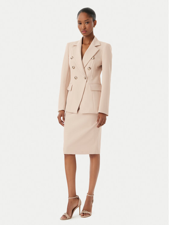 Maryley Maryley Giacca da abito 26EB139/43LA Beige chiaro Regular Fit