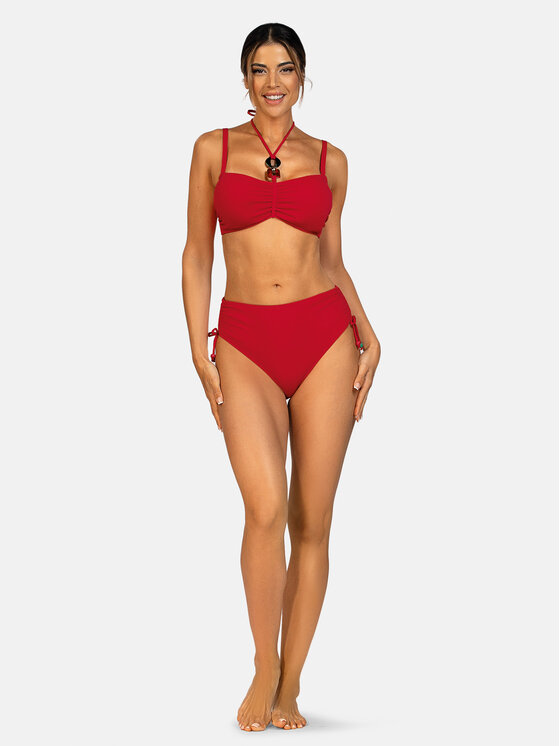 Feba Feba Dół od bikini FD90 Czerwony