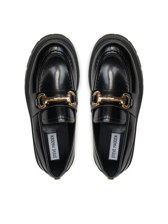 NWB hotsell Cavia Black Rhinestone Loafers By Steve Madden