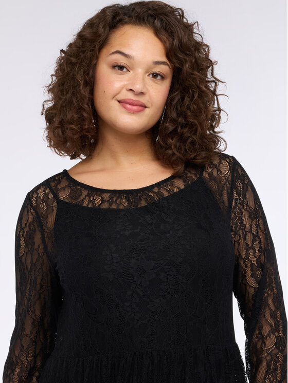 Fiorella Rubino Fiorella Rubino Sukienka wieczorowa 7061T001735N033 Czarny Regular Fit