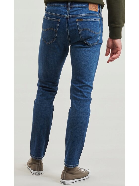 Lee Lee Jeansy Rider Niebieski Slim Fit