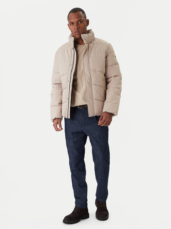 Guess Guess Winterjacke M5BL2M W2232 Beige Regular Fit