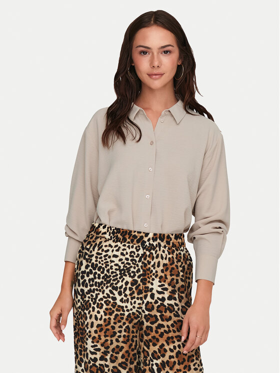 JDY JDY Cămașă Kenta 15268316 Bej Regular Fit