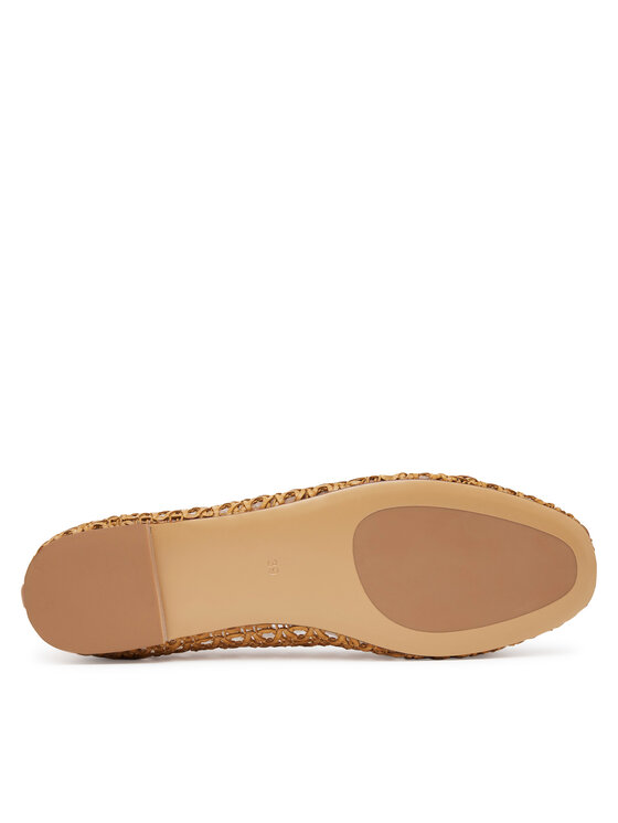 TWINSET TWINSET Baleriny 251TGT030 Brązowy