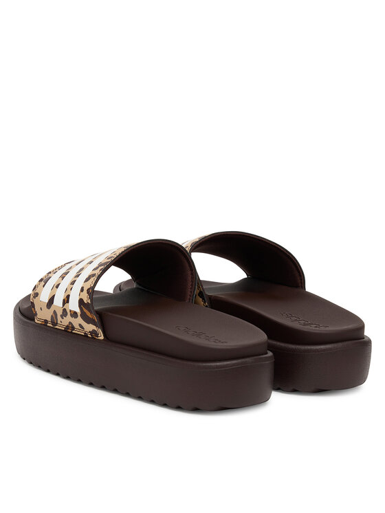 adidas adidas Nazouváky adilette Platform Slides JR9234 Hnědá