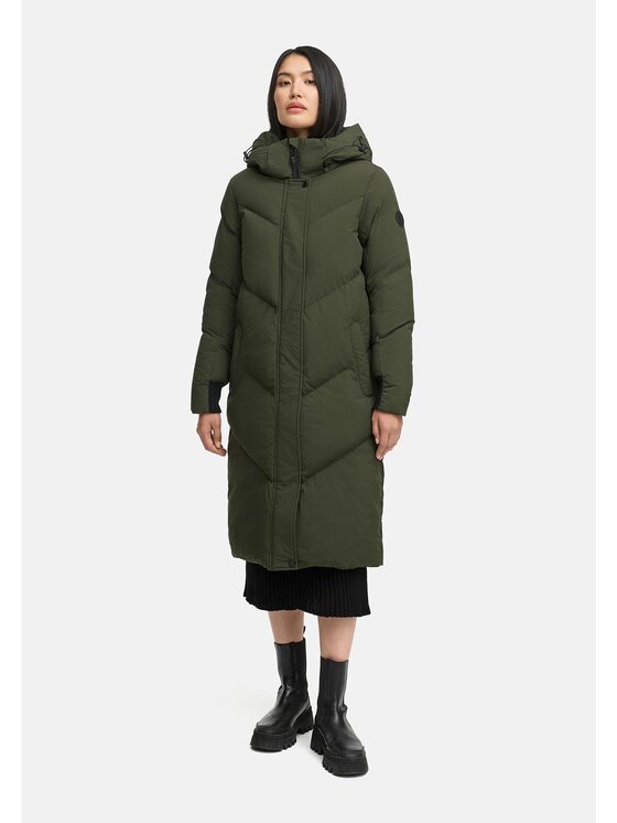 Marikoo Marikoo Kurtka zimowa Teonaa Zielony Regular Fit
