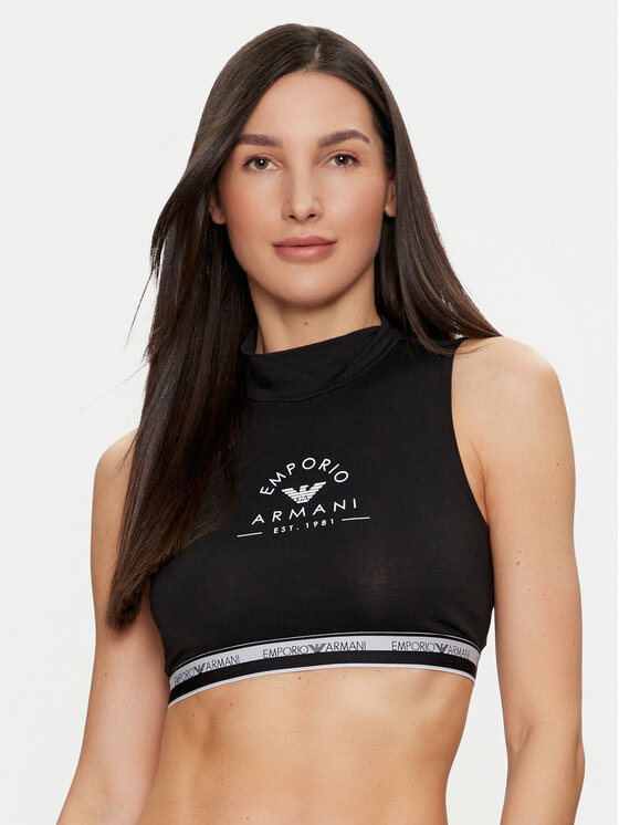 Emporio Armani Underwear Emporio Armani Underwear Sutien top 164430 4R227 00020 Negru Slim Fit