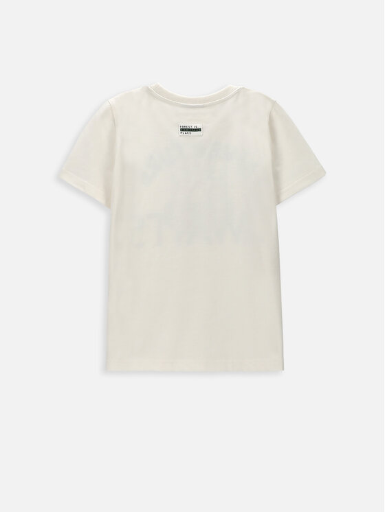Coccodrillo Coccodrillo T-krekls WC4143202NAK Écru Regular Fit