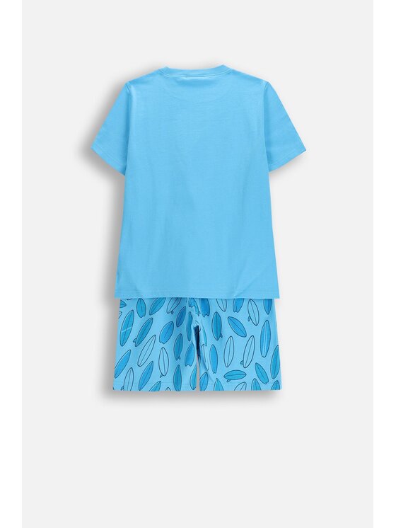 Coccodrillo Coccodrillo Piżama WC6448211PJS-013 Turkusowy Regular Fit