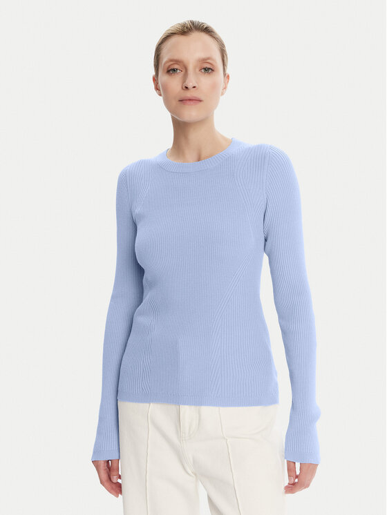 JOOP! Sweter 58 253KN58Karloa 30047481 Błękitny Slim Fit