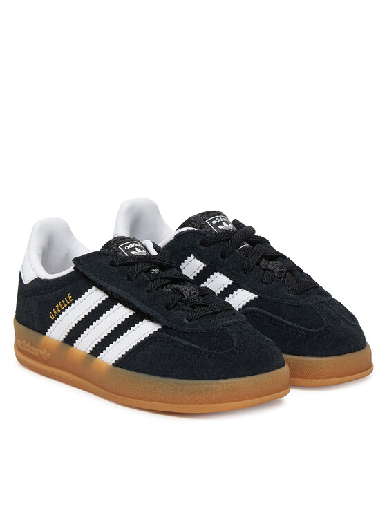 adidas adidas Sneakersy Gazelle Indoor Comfort Closure Elastic Lace IH9131 Czarny