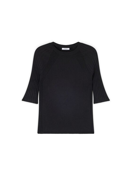 Motivi Motivi T-shirt M267W003983N033 Nero Slim Fit