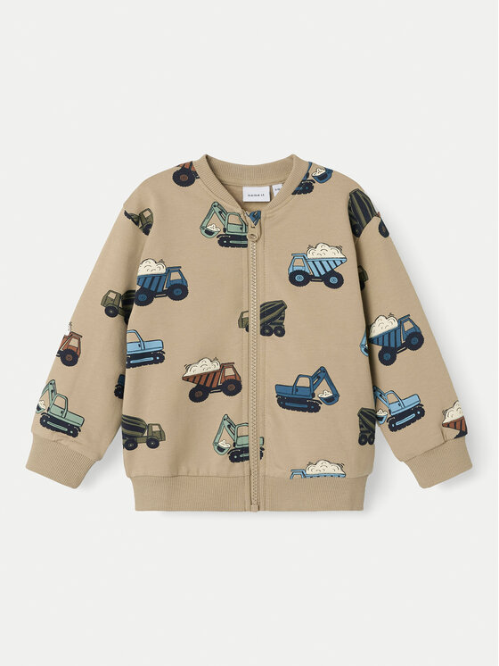 NAME IT Mikina 13233667 Béžová Regular Fit