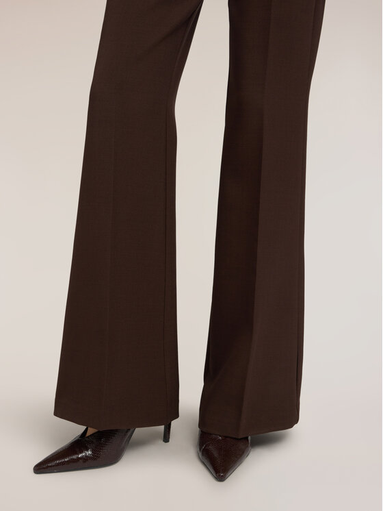 Motivi Motivi Pantaloni di tessuto P0A9Q005152N022 Marrone Flare Fit