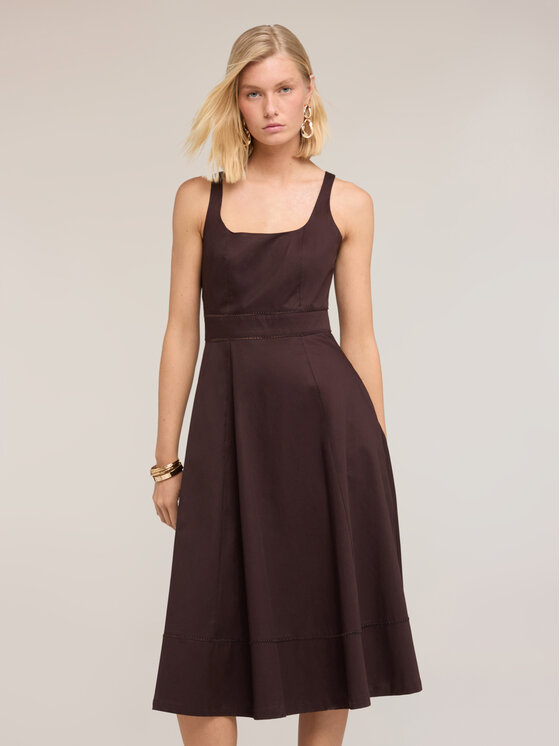 Motivi Motivi Vestito da giorno 7033Q003567N022 Marrone A-Line Fit