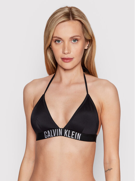 Calvin Klein Swimwear Bikini partea de sus KW0KW01824 Negru