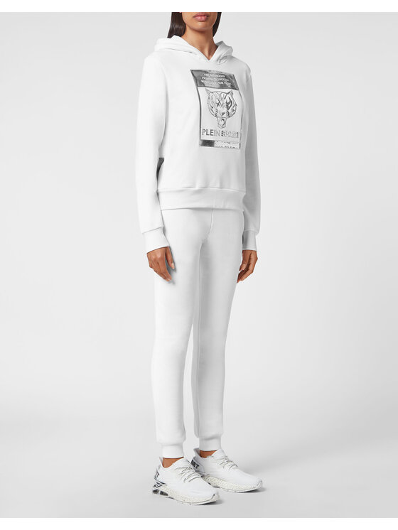 Plein Sport Plein Sport Mikina 13259 Bílá Regular Fit