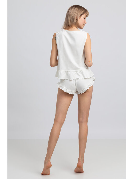 LaLupa LaLupa Koszula nocna LA052 Biały Comfortable Fit