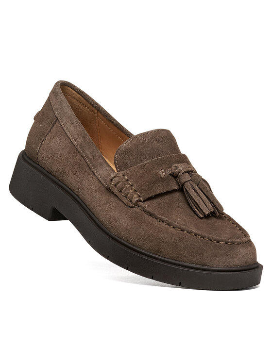 Geox Geox Loafersy D Spherica Ec1 B D65DKA 22 C6029 Světle hnědá