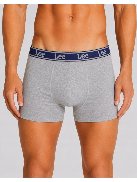 Lee Lee Bokserki Stone 3 Pack Organic Cotton Elastane Trunks Kolorowy