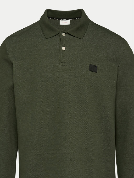 s.Oliver s.Oliver Polo 2153475 Zelena Regular Fit