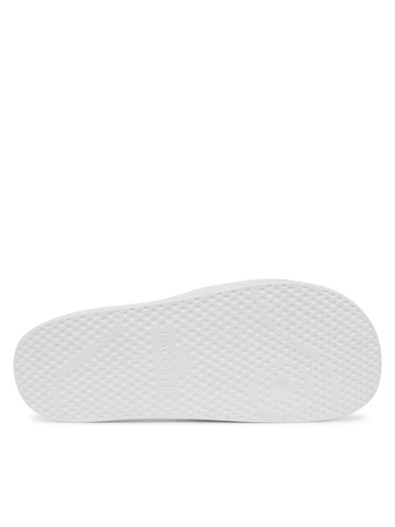 Lacoste Lacoste Şlapi Serve Sliders 7-49CMA0041 Alb