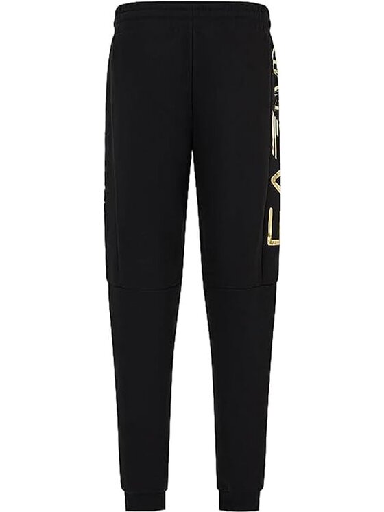 EA7 Emporio Armani EA7 Emporio Armani Kalhoty z materiálu 6RPP96 PJHLZ 0208 Černá Regular Fit