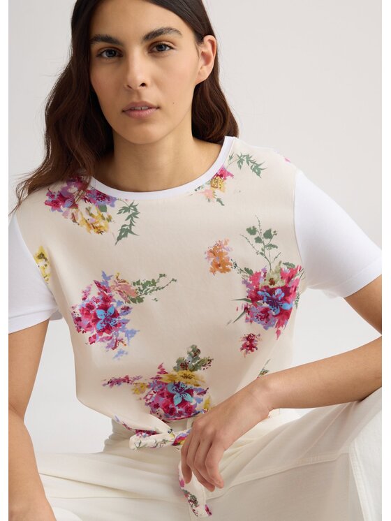 Liu Jo Liu Jo T-Shirt WA5525J6308M9670 Biały Regular Fit