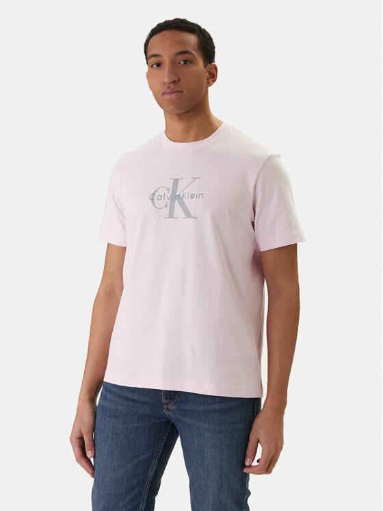 Calvin Klein Jeans Tricou Hero Monologo LV04RB862G Roz Regular Fit