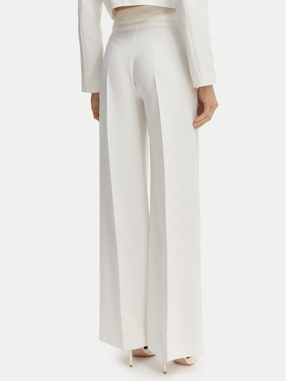 Artigli Artigli Kalhoty z materiálu ACPA004371 Écru Regular Fit