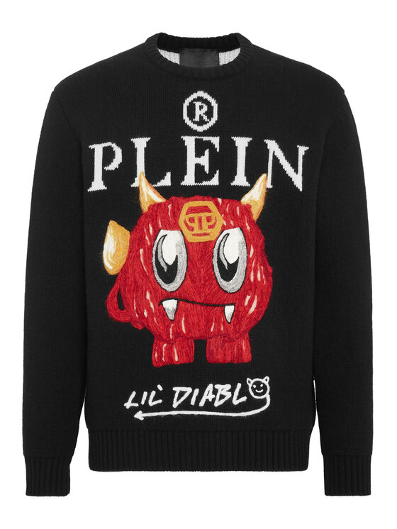 PHILIPP PLEIN PHILIPP PLEIN Longsleeve 2937 Nero Regular Fit