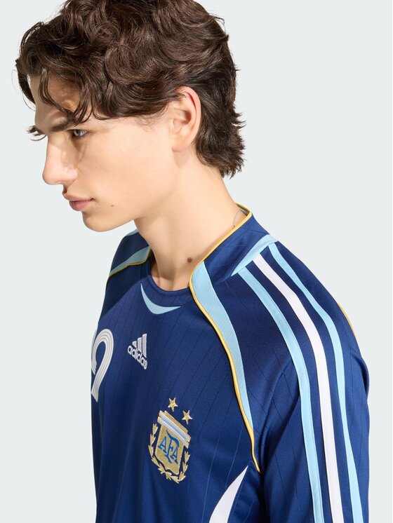 adidas adidas Koszulka techniczna Argentyna Messi Błękitny Regular Fit