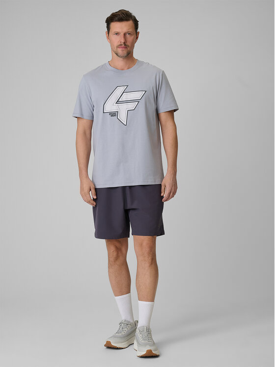 4F 4F T-Shirt CITY Szary jasny Regular Fit