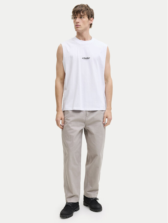 Jack & Jones Jack & Jones Tank top Soho 12288001 Biały Relaxed Fit