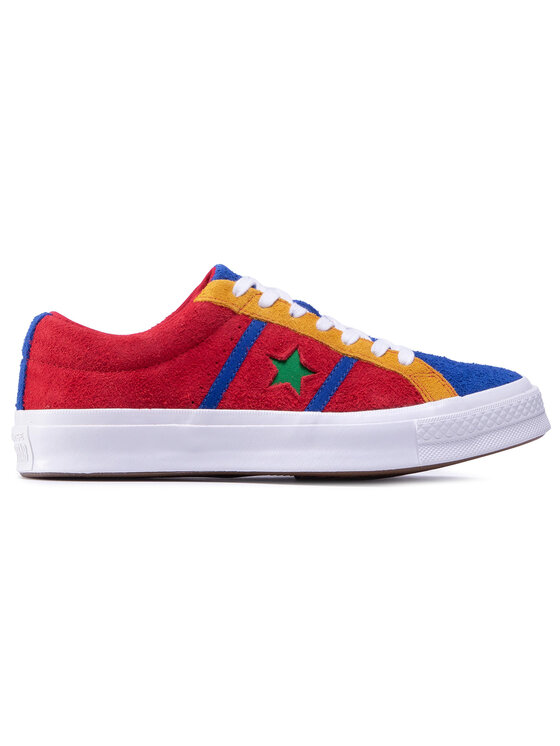 Converse one star clearance rouge