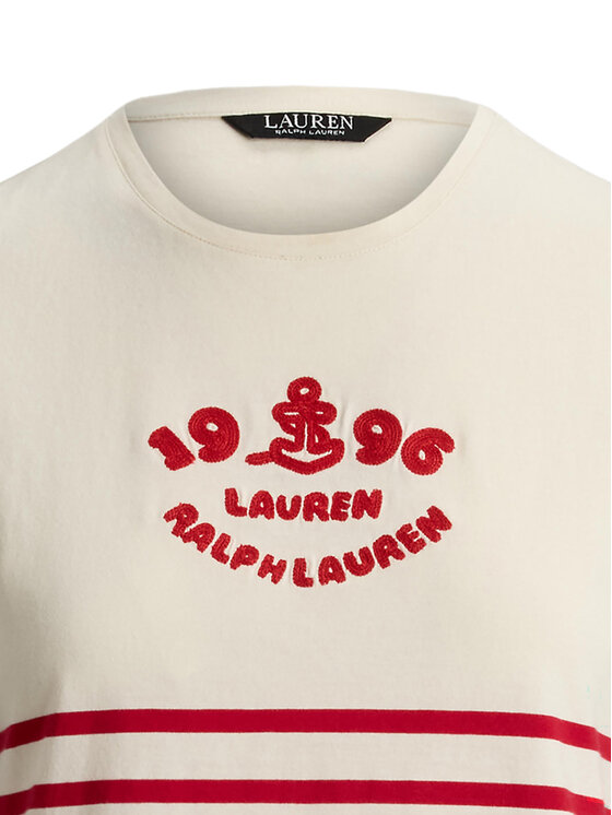 LAUREN RALPH LAUREN LAUREN RALPH LAUREN Tricou 200B21056002 Écru Relaxed Fit