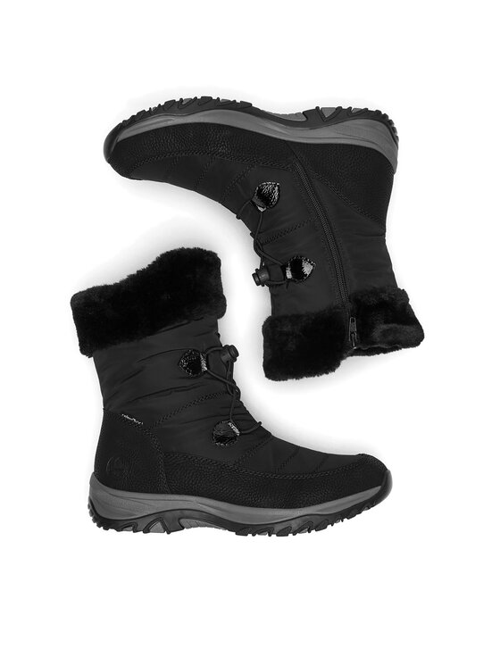 Rieker Rieker Μπότες Χιονιού M9683-00 Μαύρο