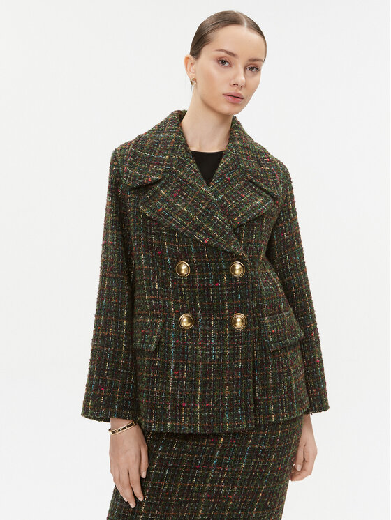 Luisa Spagnoli Luisa Spagnoli Übergangsmantel Scellino 540182 Khakifarben Regular Fit