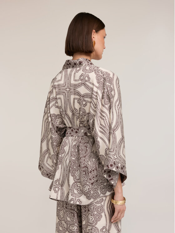 Motivi Motivi Kimono 20036000030N001 Crema Regular Fit