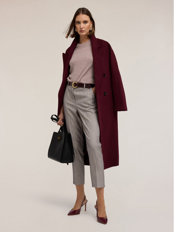 Motivi Motivi Pantaloni di tessuto P093Q104303N0S3 Grigio Regular Fit