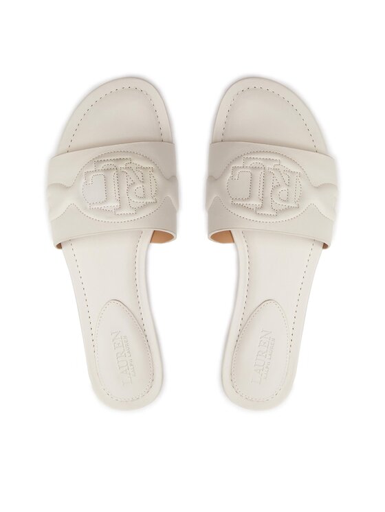 LAUREN RALPH LAUREN Lauren Ralph Lauren Klapki 802935537001 Biały